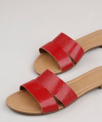 Rasteira-Slide-Feminina-Via-Uno-Texturizada-Cobra-em-Verniz-com-Vazados-Vermelha-9820347-Vermelho_2