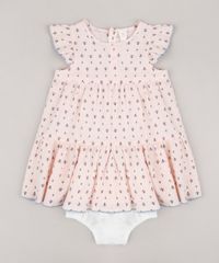 Vestido-Infantil-Estampado-de-Arabescos-Manga-Curta---Calcinha-Rosa-Claro-9566016-Rosa_Claro_1