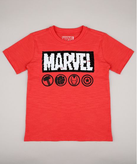 Camiseta-Infantil-Marvel-com-Paete-Dupla-Face-Manga-Curta-Vermelha-9690927-Vermelho_1