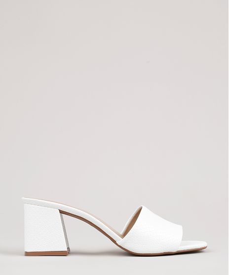 Tamanco-Feminino-Oneself-Salto-Quadrado-Texturizado-Branco-9805959-Branco_1