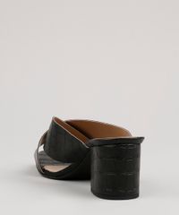 Tamanco-Feminino-Oneself-Croco-Salto-Medio-Quadrado-Preto-9805968-Preto_3