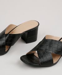 Tamanco-Feminino-Oneself-Croco-Salto-Medio-Quadrado-Preto-9805968-Preto_5
