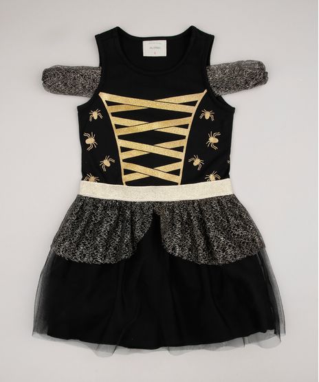 Vestido-Infantil-Halloween-Open-Shoulder-com-Tule-Manga-Curta-Preto-9721038-Preto_1