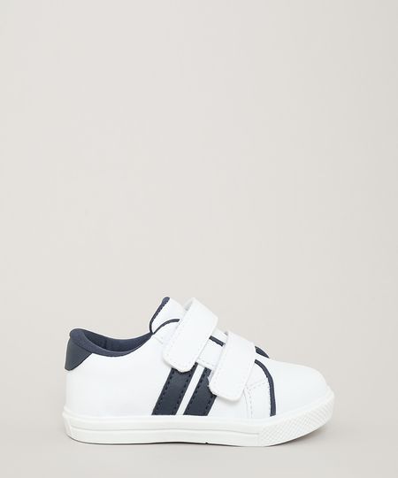 Tenis-Infantil-Baby-Club-com-Listras-e-Velcro-Branco-9785682-Branco_1 Tenis-Infantil-Baby-Club-com-Listras-e-Velcro-Branco-9785682-Branco_1