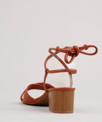Sandalia-Feminina-Oneself-Salto-Medio-com-Amarracao-Marrom-9812193-Marrom_3