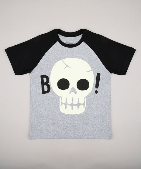 Camiseta-Infantil-Raglan-Caveira-Manga-Curta-Gola-Careca-Cinza-Mescla-9706614-Cinza_Mescla_1