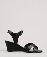 Sandalia-Feminina-Via-Uno-Anabela-Salto-Medio-Texturizado-Croco-Preta-9814907-Preto_1