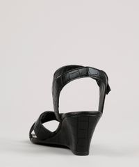 Sandalia-Feminina-Via-Uno-Anabela-Salto-Medio-Texturizado-Croco-Preta-9814907-Preto_3
