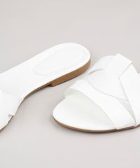 Rasteira-Feminina-Oneself-Texturizada-Croco-com-Tiras-Transpassadas-Branca-9683138-Branco_5