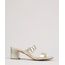 Tamanco-Feminino-Oneself-Salto-Medio-com-Fivela--Dourado-9808982-Dourado_1