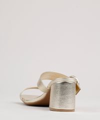 Tamanco-Feminino-Oneself-Salto-Medio-com-Fivela--Dourado-9808982-Dourado_3