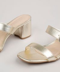 Tamanco-Feminino-Oneself-Salto-Medio-com-Fivela--Dourado-9808982-Dourado_5