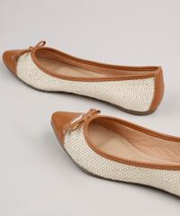 Sapatilha-Feminina-Via-Uno-Bico-Fino-Tresse-em-Verniz-com-Laco-Bege-9815605-Bege_5