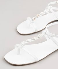 Rasteira-Feminina-Oneself-com-Buzios-Branca-9683139-Branco_2