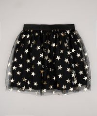 Saia-Infantil-em-Tule-Estampada-de-Estrelas-Preta-9709209-Preto_2