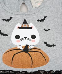 Vestido-Infantil-Halloween-Gatinho-com-Tule-Sem-Manga-Cinza-Mescla-9708692-Cinza_Mescla_4