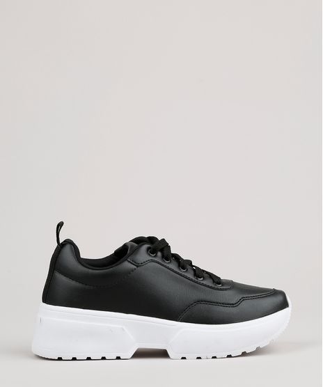 Tenis-Feminino-Oneself-com-Recortes-Preto-9701113-Preto_1
