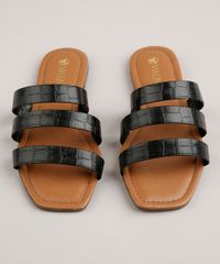 Rasteira-Feminina-Via-Uno-Texturizada-Croco-com-Tiras--Preta-9683850-Preto_4