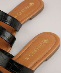 Rasteira-Feminina-Via-Uno-Texturizada-Croco-com-Tiras--Preta-9683850-Preto_5