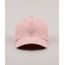 Boné Rosa Masculino Aba Curva Frente