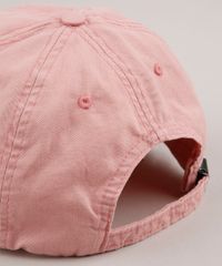 Boné Rosa Masculino Aba Curva Costas