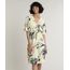 Vestido-Feminino-Curto-Estampado-de-Folhagem-com-No-Manga-Curta-Amarelo-Claro-9649858-Amarelo_Claro_1