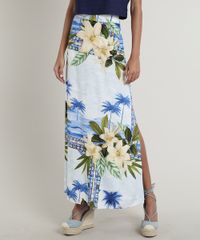 Saia-Feminina-Longa-Estampada-de-Praia-com-Fendas-Off-White-9643840-Off_White_1