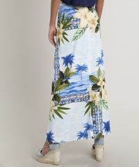 Saia-Feminina-Longa-Estampada-de-Praia-com-Fendas-Off-White-9643840-Off_White_2