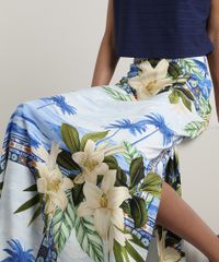Saia-Feminina-Longa-Estampada-de-Praia-com-Fendas-Off-White-9643840-Off_White_4