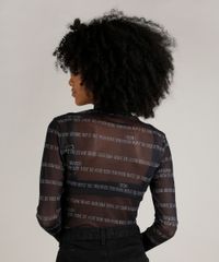 Blusa-Feminina-em-Tule-Estampada-Expressoes-de-Funk-Gola-Alta-Manga-Longa-Preto-9696182-Preto_2