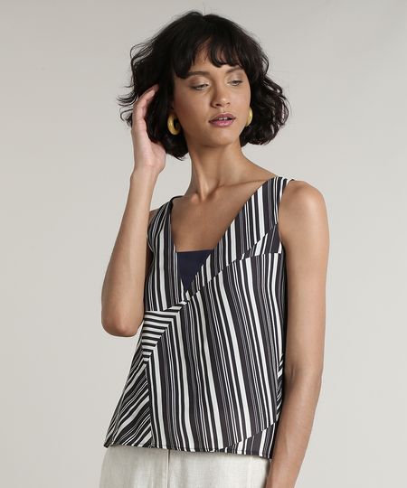 Regata-Feminina-com-Listras-e-Argola-Decote-V-Azul-Marinho-9704376-Azul_Marinho_1