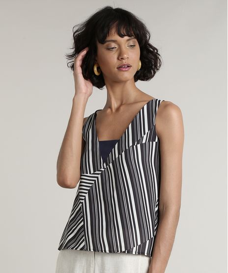 Regata-Feminina-com-Listras-e-Argola-Decote-V-Azul-Marinho-9704376-Azul_Marinho_1