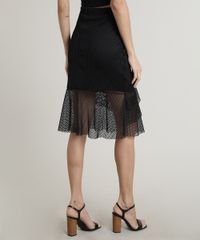Saia-Feminina-Curta-em-Tela-com-Babado-e-Sobreposicao-Preta-9715748-Preto_2