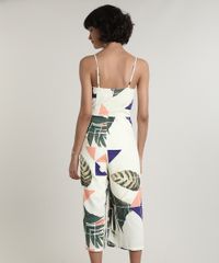 Macacao-Feminino-Pantacourt-Estampado-Geometrico-com-Transpasse-Alcas-Finas-Amarelo-Claro-9647700-Amarelo_Claro_2