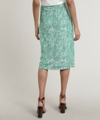 Saia-Feminina-Midi-Transpassada-Estampada-de-Folhagem-com-Babado-Verde-9692350-Verde_2