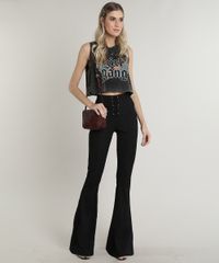 Calca-Feminina-Flare-Canelada-com-Lace-Up-Preta-9722932-Preto_3 Calca-Feminina-Flare-Canelada-com-Lace-Up-Preta-9722932-Preto_3