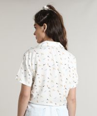 Camisa-Feminina-Cropped-Estampada-Passaros-com-No-Manga-Curta-Off-White-9700290-Off_White_2