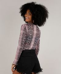 Blusa-Feminina-Estampada-Animal-Print-Cobra-em-Tule-Manga-Longa-Decote-Redondo-Rosa-9696183-Rosa_2