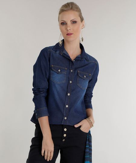 Camisa-Jeans-Azul-Medio-8491826-Azul_Medio_1 Camisa-Jeans-Azul-Medio-8491826-Azul_Medio_1