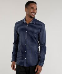 Camisa-Slim-Estampada-Xadrez-Azul-Marinho-8443146-Azul_Marinho_5