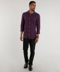 Camisa-Slim-Estampada-Xadrez-Vinho-8443146-Vinho_3