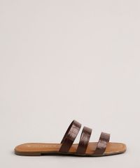 Rasteira-Feminina-Via-Uno-Texturizada-Croco-com-Tiras--Marrom-Escuro-9683853-Marrom_Escuro_1