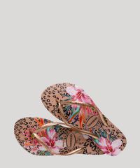Chinelo-Feminino-Havaianas-Slim-Metalizado-Estampado-Animal-Print-Onca-e-Floral-Rose-9699335-Rose_4