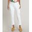 Calca-de-Sarja-Feminina-Cropped-Barra-Desfiada-com-Recortes-e-Cinto--Off-White-9753908-Off_White_1