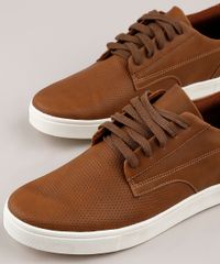 Tenis-Masculino-Oneself-com-Micro-Furos-Caramelo-9685916-Caramelo_2