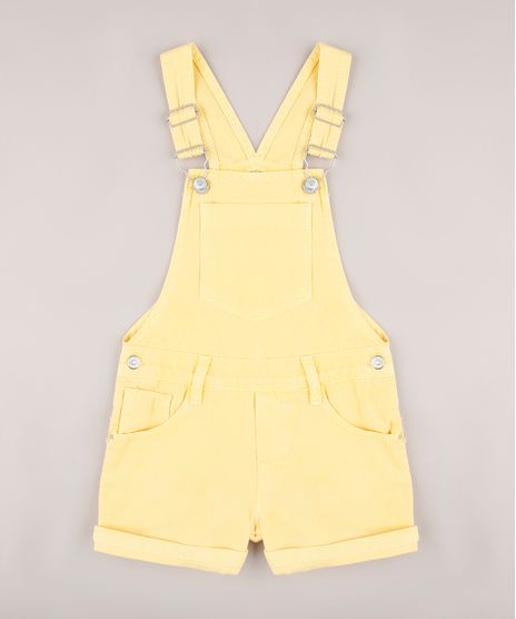Jardineira-de-Sarja-Infantil-com-Bolsos-Amarela-9744695-Amarelo_1