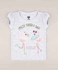 Blusa-Infantil-Flamingos-Manga-Curta-Cinza-Mescla-Claro-9679490-Cinza_Mescla_Claro_1