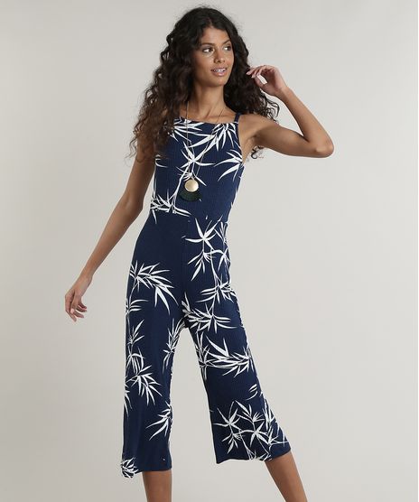 Macacao-Feminino-Pantacourt-Canelado-Estampado-de-Folhagens-Alca-Fina-Azul-Marinho-9695352-Azul_Marinho_1