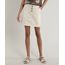 Saia-de-Sarja-Feminina-Curta-com-Bolsos-e-Botoes-Bege-9750187-Bege_1
