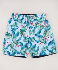 Bermuda-Surf-Infantil-Estampada-de-Folhagem-com-Cordao-Azul-Claro-9765553-Azul_Claro_1